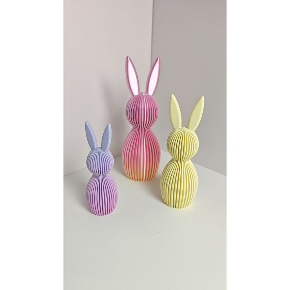 3D Print Easter Bunny Desk  Décor  Custom colors available made just for you
